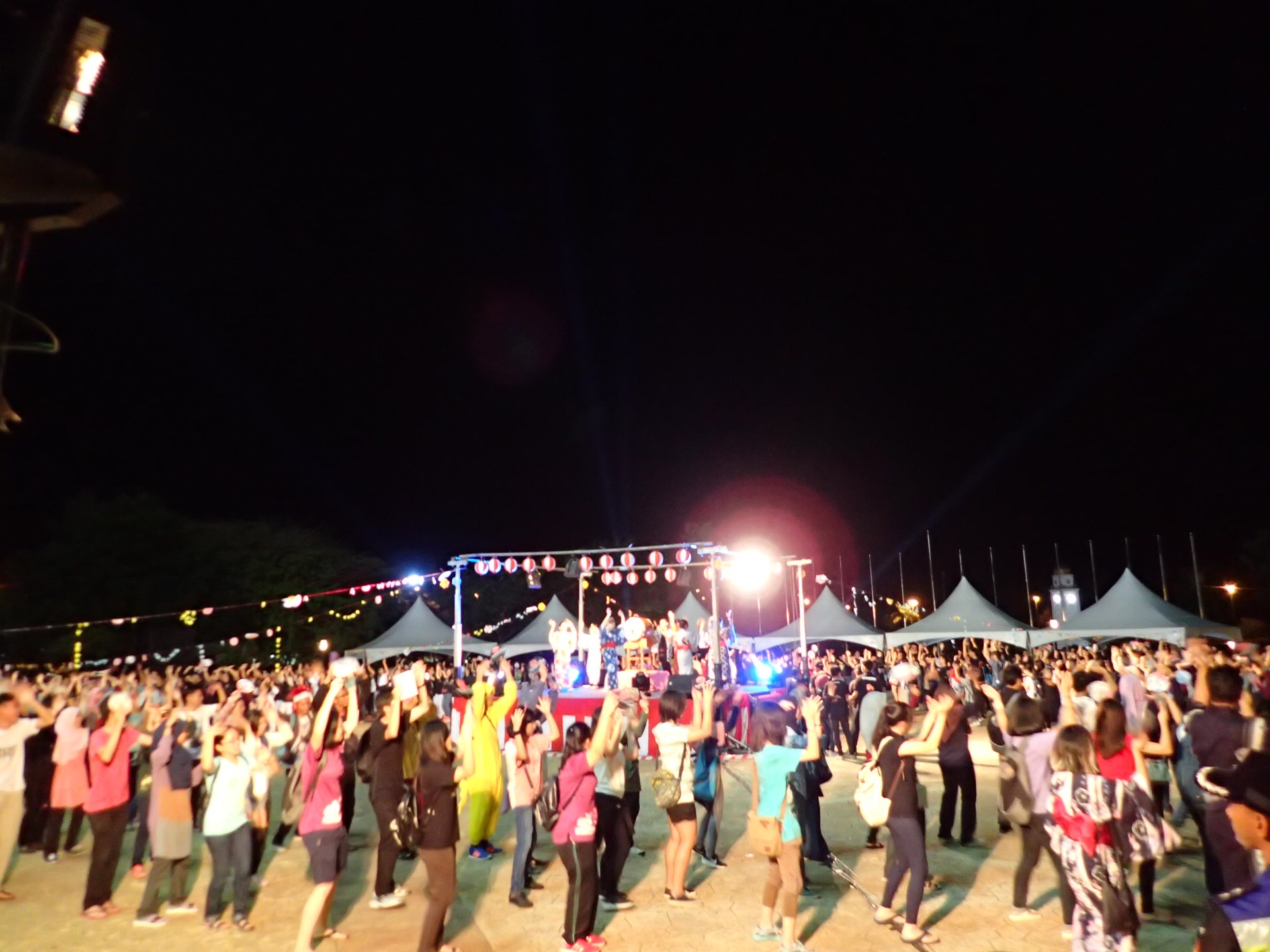 盆踊り会場